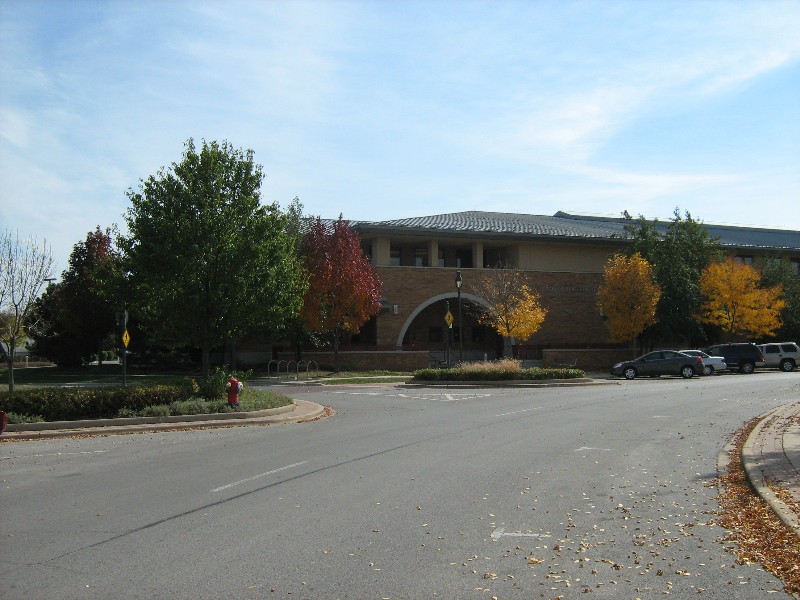External photo of New Lenox Library building
