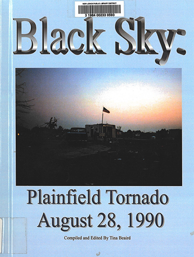 Black sky : Plainfield tornado, August 23, 1990 / compiled and edited by Tina Beaird. cover
