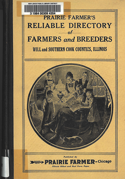 Prairie farmer's directory of Will and southern Cook Counties, Illinois. cover