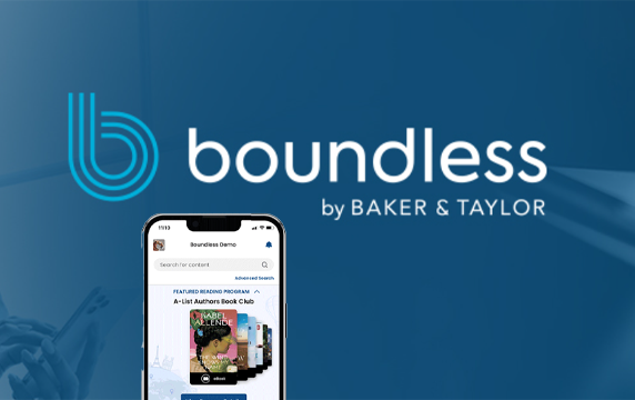 Boundless branding and image of app on phone