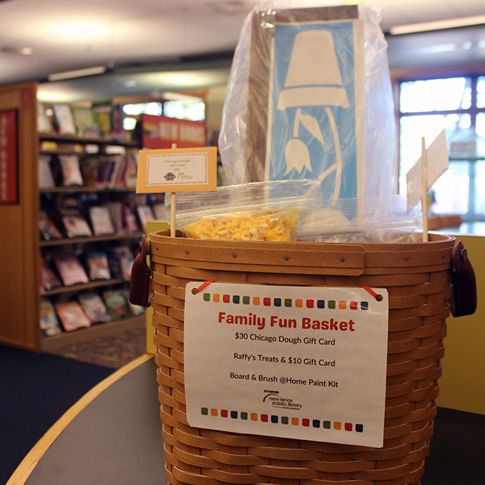 Photo of the Family Fun Basket in Youth Services