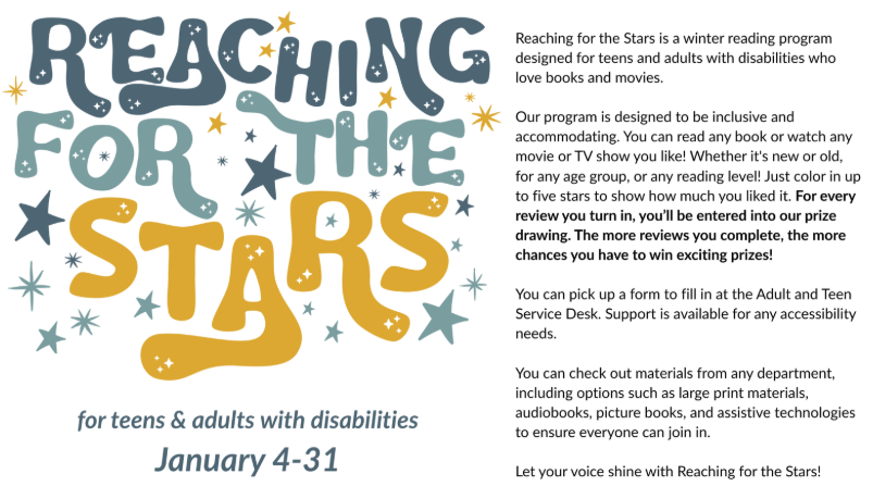 Reaching for the Stars Winter Reading Challenge 2025